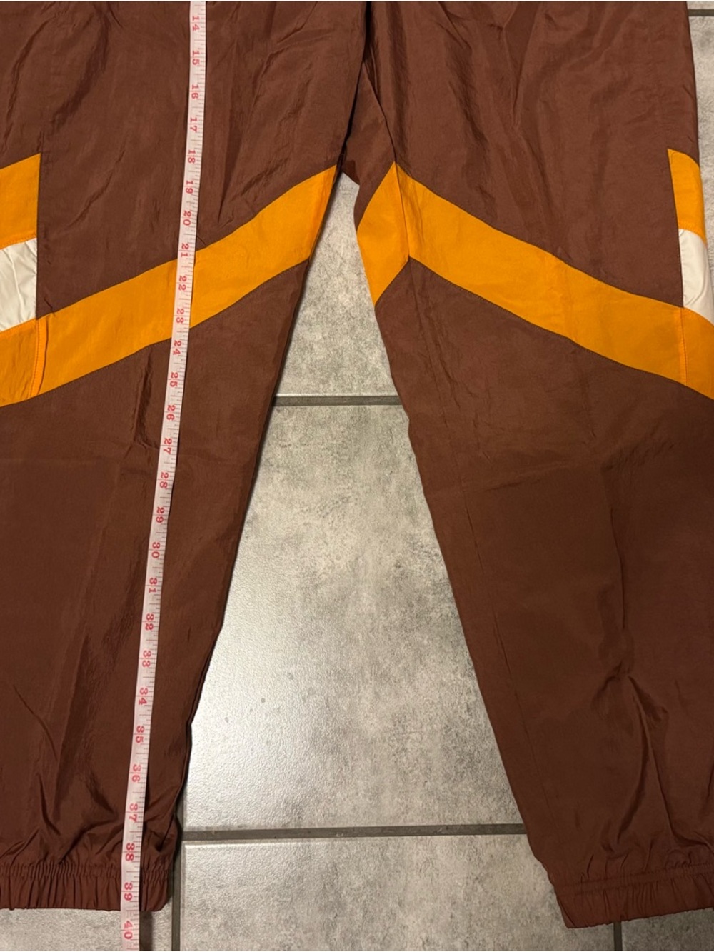 Men's XL D.C. United adidas Originals Brown Culturewear Collection Track Pants - Picture 5 of 7